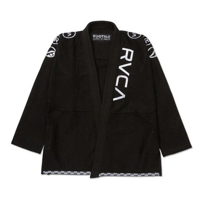 Shoyoroll RVCA x Roots Black BJJ Gi Kimono 450 GSM With Bag