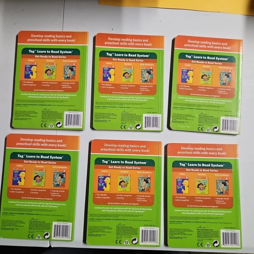 LEAP FROG TAG BOOK LOT OF 6 Board Books - Image 2 of 2