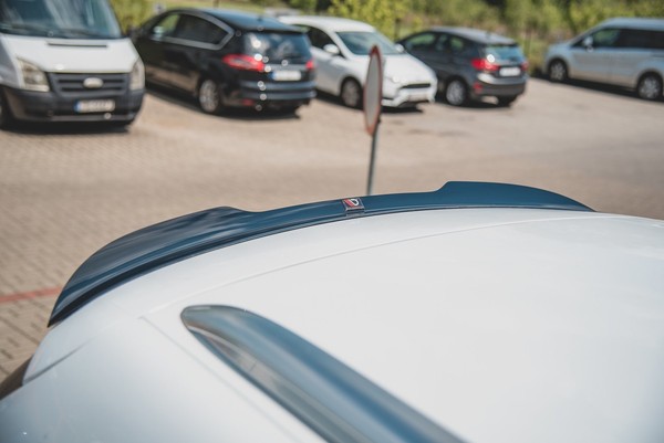 Maxton Design Heckspoiler Lippe Passend FüR Ford Mondeo Kombi Mk5 FL Schwarz Hoc-image