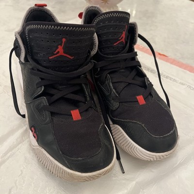Jordan Stay Loyal 2 ''Bred'' Black Red White Shoes Men's Size 9.5 DQ8401-016