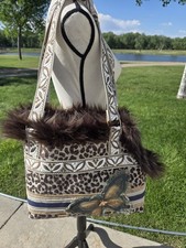 Pet Carrier Handmade Quality Faux Fur Dog Cat Travel Bag Purse Luxury