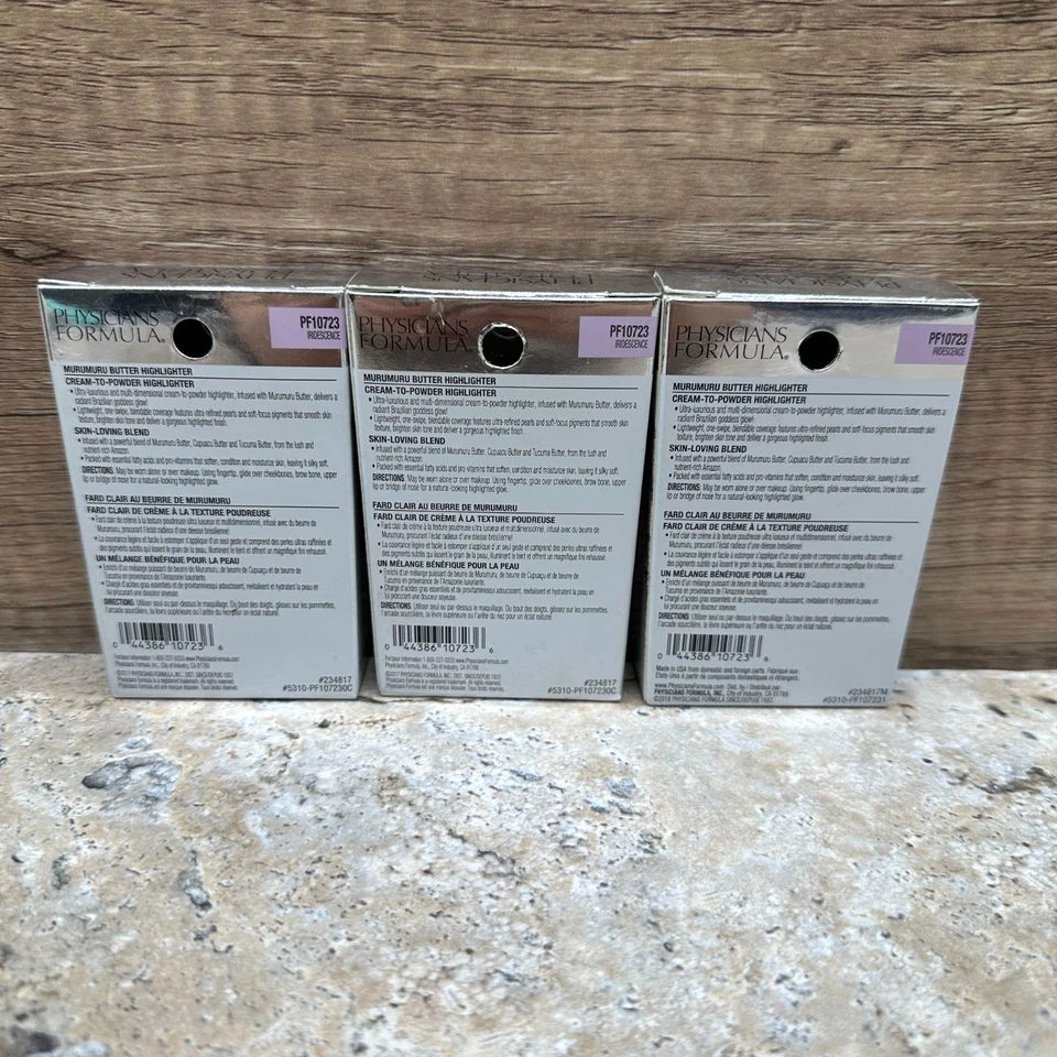 3X Physicians Formula Butter  Cream To Powder Highlighter Iridescence PF10723 - Image 2 of 4