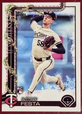 2025 Topps Holiday - David Festa #H78 (RC)