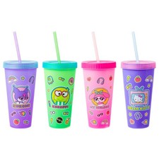 Silver Buffalo Sanrio Hello Kitty & Friends Tumbler Set - Kuromi, Keroppi, My Me