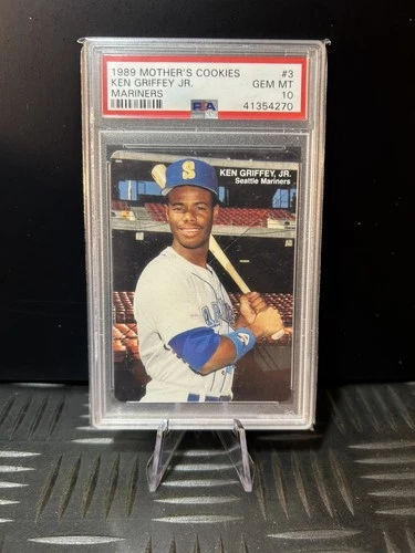 1989 MOTHERS COOKIES KEN GRIFFEY JR. MARINERS #3 PSA 10