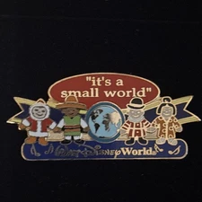 Disney Pin It's A Small World Dolls Banner WDW 2000