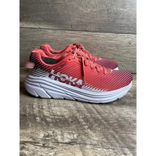 Hoka One One Rincon 2 1110515-HCWH Womens US 9 Running Shoes Hot Coral Sneakers