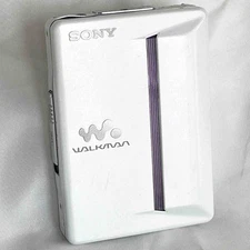 SONY WM-EX910 2000 Walkman White Vintage Cassette Player Tested From Japan