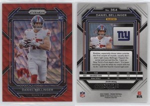 2022 Panini Prizm Rookies Red Wave Prizm /149 Daniel Bellinger #364 Rookie RC