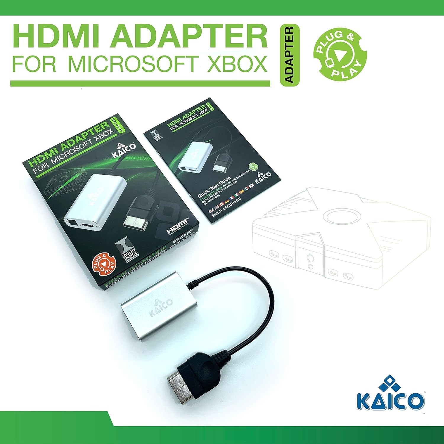 Xbox HDMI Adapter - HD Link Cable for  Xbox