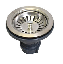 Kitchen Sink Drain  Strainer Assembly 3-1/2" Removable Strainer Bowl