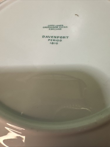 Vintage Copeland Grosvenor 6 Stck. ~ Davenport ~ gewellter Rand Mittagessen Teller 8 Zoll - Bild 7 von 7