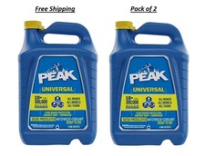 Peak Universal 5050 Prediluted Antifreeze Coolant For All Vehicles 2 Gal
