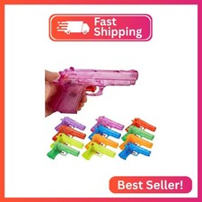 Water Guns for Kids, 6 Inch Squirt Guns, Pool Beach Party Toy, 12 Pack