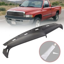 Black Dash Board Cover Cap Dashboard Pad For Dodge Ram 1500 2500 1994-1997