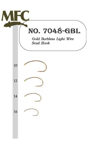 Montana Fly Company Light Wire SCUD Hook 7048 - Size 22 - 25