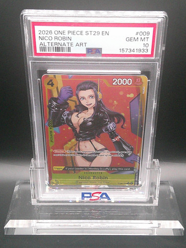 2026 One Piece Starter Deck St29-Egghead #009 Nico Robin Alternate Art PSA 10