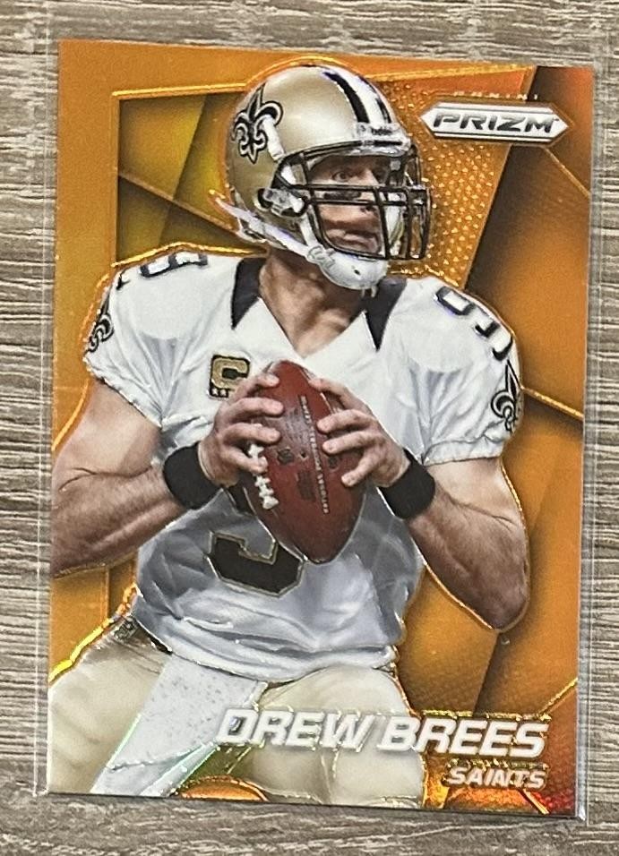 2014 Panini Prizm #191 Drew Brees Orange Prizm