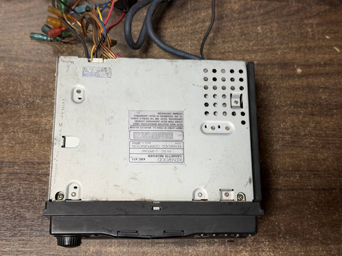 Kenwood KRC-X11 2DIN Cassette Deck Player Working | eBay