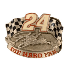 NASCAR Jeff Gordon solid pewter Belt Buckle Made in USA