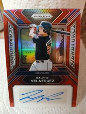 Ralphy Velazquez 2024 PRIZM Sensational Signatures Red /99 AUTO RC Rookie Card
