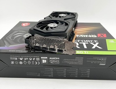 MSI Ge-Force RTX 3060 Ti Gaming X 8GB GDDR6 Ray Tracing DLSS Ampere Fan Heatsink