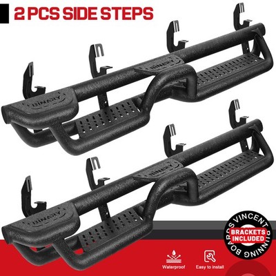 FIT 15-26 Chevy Colorado/GMC Canyon Crew Cab Drop 4Step Bars BXKQ Running Boards