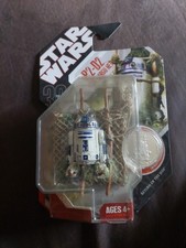 2007 30th Anniversary  46 R2-D2 with cargo net Star Wars Figure With Coin