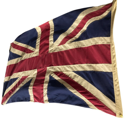 Union Flag Sewn Cotton 90 x 150cm 3 x 5 Feet New With Vintage Look British Flag