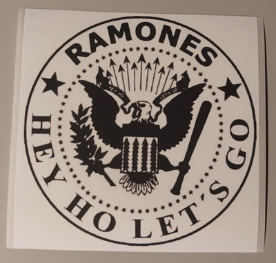 Ramones PP Aufkleber Punk Punkrock Hey Ho Lets go Gabba Gabba Blitzkrieg Bop