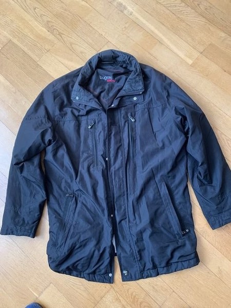Men Bugatti Jacket Black Gore-Tex 42