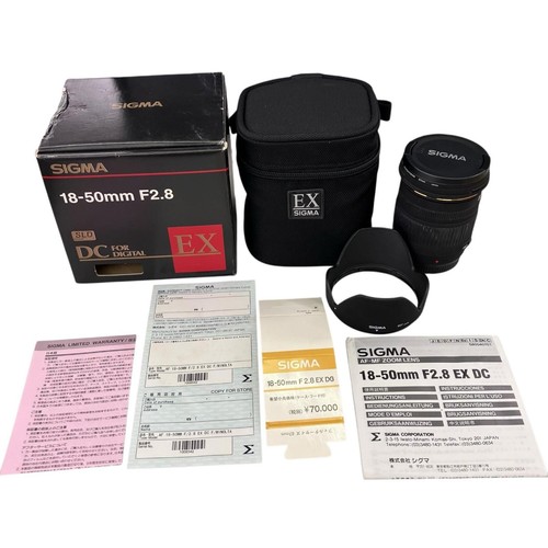 186000 SIGMA 18 50mm F2.8 EX D interchangeable lens