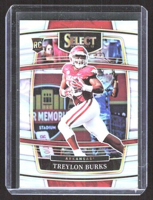 2022 Select Draft Treylon Burks #6 RC Silver Holo Prizm Titans