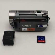 Canon FS100 Camcorder Black Untested No Charger
