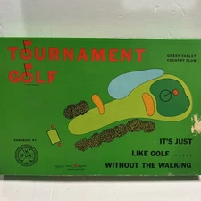 Vintage 1969 Rigley Banada PGA Tournament Golf Board Game  used