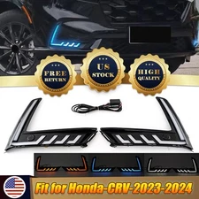 For Honda CR-V CRV 2023-2025 DRL Daytime Running Light Fog Lamp w/ Sensor Hole