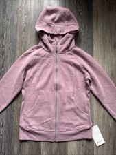 Lululemon Scuba Full-Zip Hoodie, RSBL - Rose Blush, NWT, Size 12