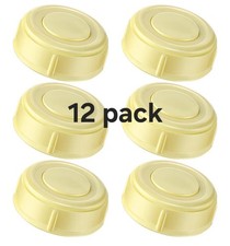 "12 Pack" Nipple Rings Compatible with Medela Baby 5oz  8oz Plastic  Glass