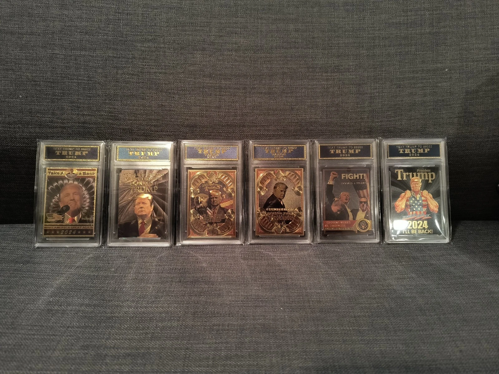 Donald DJT Trump Limited Edition Golden Style Card Collection