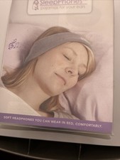 SleepPhones Medium Soft Gray Fleece Headphones for Sleeping and Relaxation