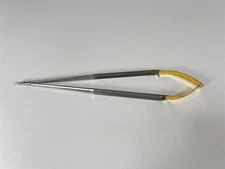 Jarit Micro Stardust Needle Holder, Round Handle, 0.9mm, Straight, 9"