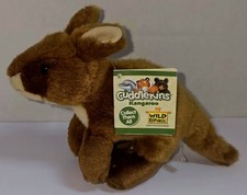 Wild Republic Cuddlekins Kangaroo 8" Stuffed Animal W/Tags 2005