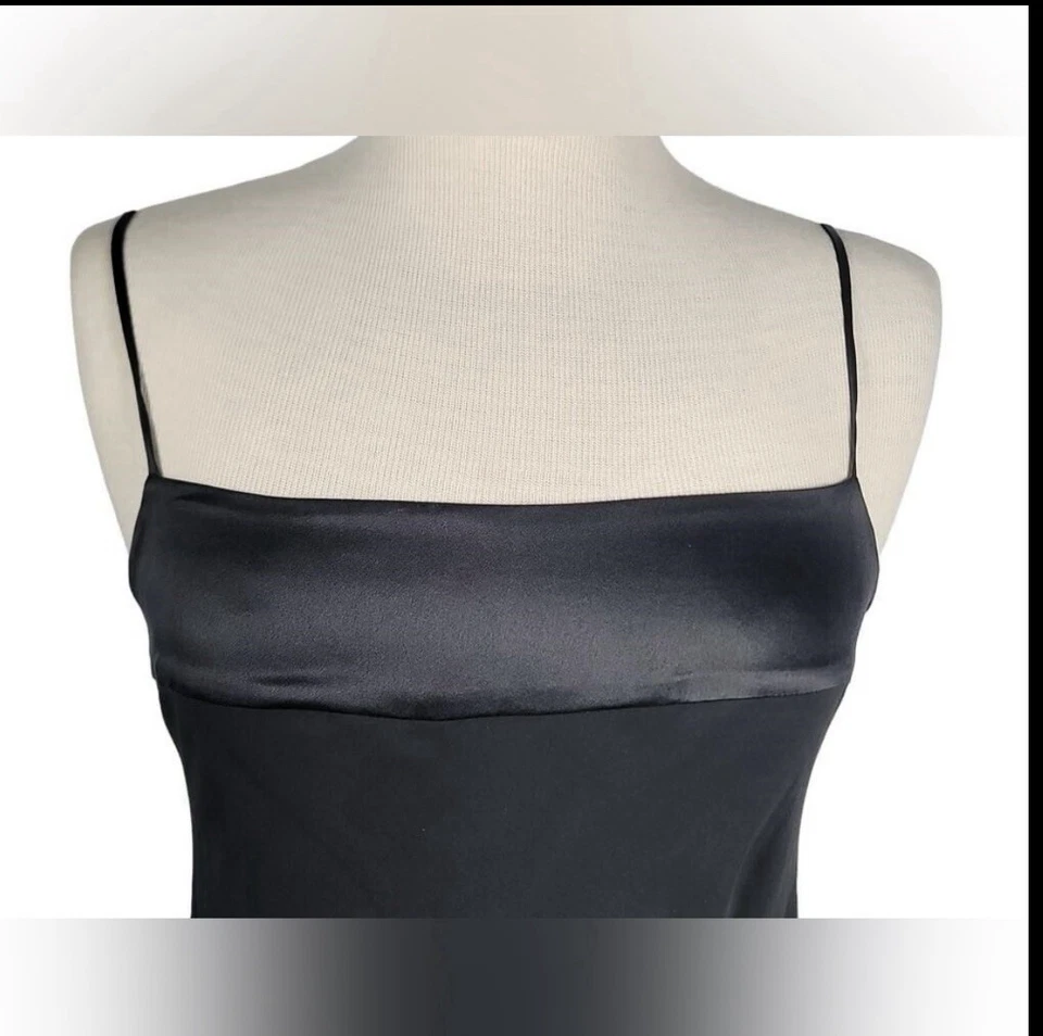 Vestido Alberta Ferretti Vintage Talla 8 AEFFE SPA 100% Seda Italia MB04205136 Foto 2 de 4