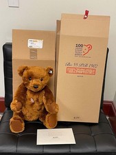 Steiff Teddy Bear PB 55 1902 Replica EAN 404009 All paperwork and boxes