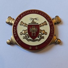 CHIEF OF FIELD ARTILLERY  ARMY ARTILLERY CENTER FORT SILL CHALLENGE COIN UNIQUE