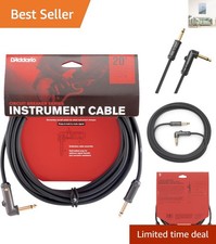 Silent Switching D&rsquo;Addario 20ft Instrument Cable - Momentary Kill Switch Design