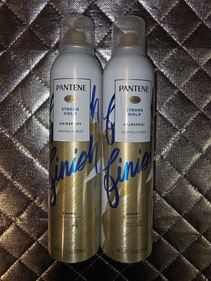 Pantene Pro V Strong Hold Hair Spray Controls Fizz Hold Level 4 Lot Of 2