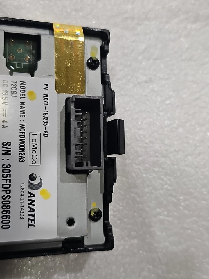 2023 FORD BRONCO WIRELES CHARGER CONTROL MODULE OEM PART NUMBER NX7T19J235AD - Image 4 of 4