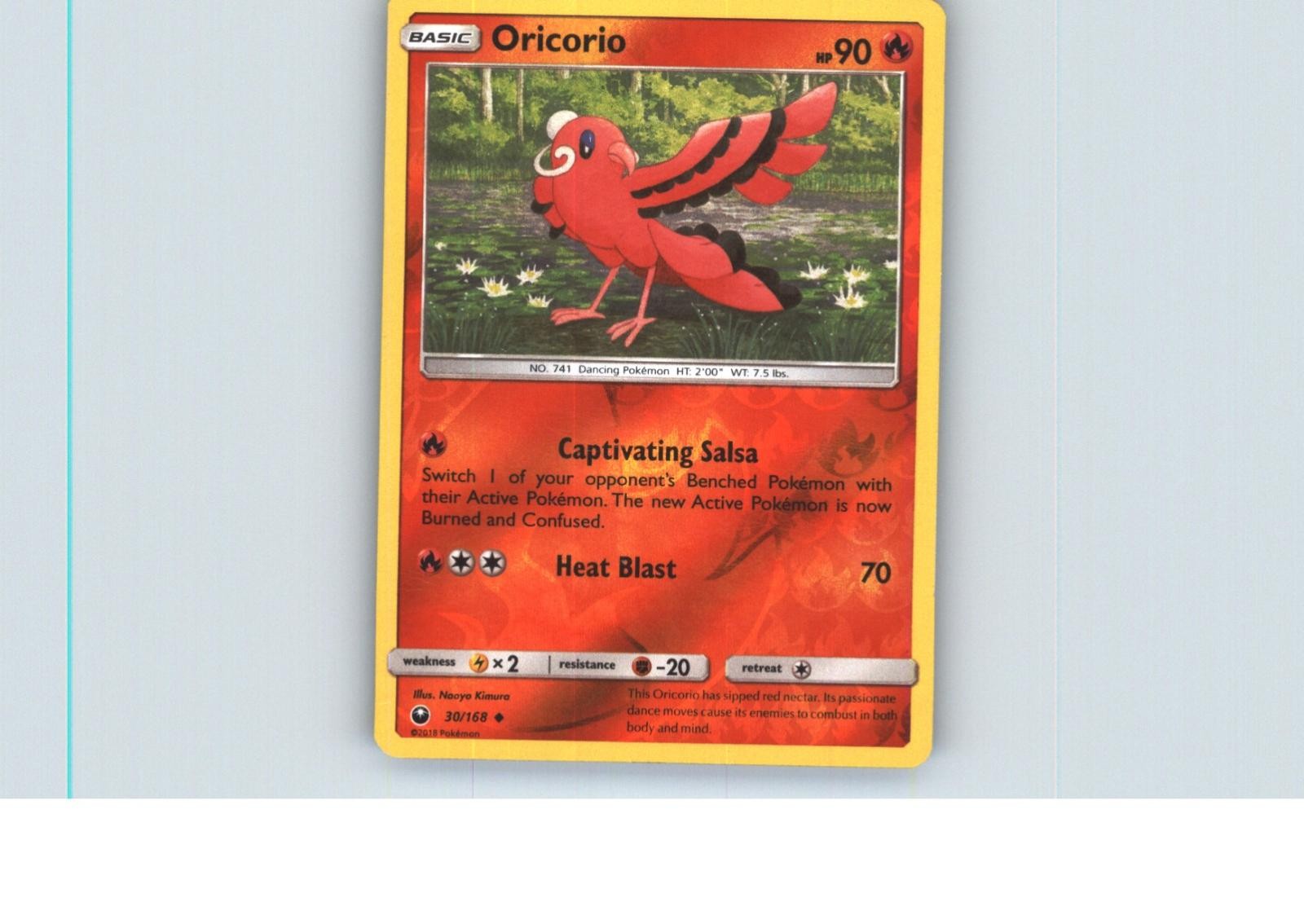 Oricorio 30/168 Uncommon Celestial Storm Pokemon Reverse Holo Near Mint