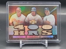 2007 Triple Threads Bat Jersey Patch 5/27 SSP ~ Frank Thomas / Thome / Ramirez